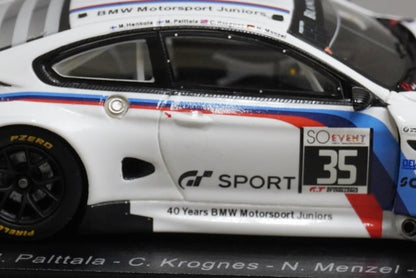 1:43 SPARK SB177 BMW M6 GT3 Walkenhorst Motorsport SPA 24h 2017 #35 model car
