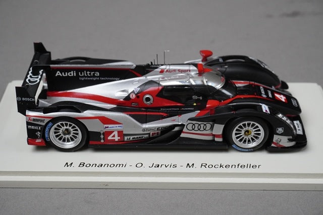 1:43 SPARK S3703 Audi R18 Ultra Sport North American Le Mans 3rd 2012 #4 model car