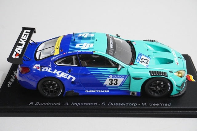 1:43 Spark SG337 BMW M6 GT3 Falken Motorsport Nurburgring 2017 #33 model car