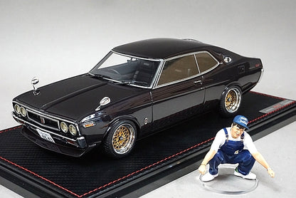 1:18 ignition model IG2404 Nissan Laurel 2000SGX C130 Purple Youtuber Sata figur