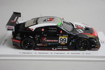 1:43 SPARK SJ067 Nissan GT-R NISMO GT3-GTNET Motor Sports-Winner Super Tec 24h #99 2018