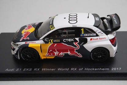 1:43 SPARK S5860 Audi S1 EKS RX #1 winner World RX of Hockenheim 2017 model car