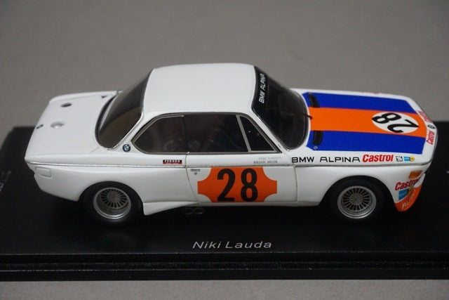 1:43 SPARK SB226 BMW CSL coupes de SPA Winner N.Lauda 1973 #28