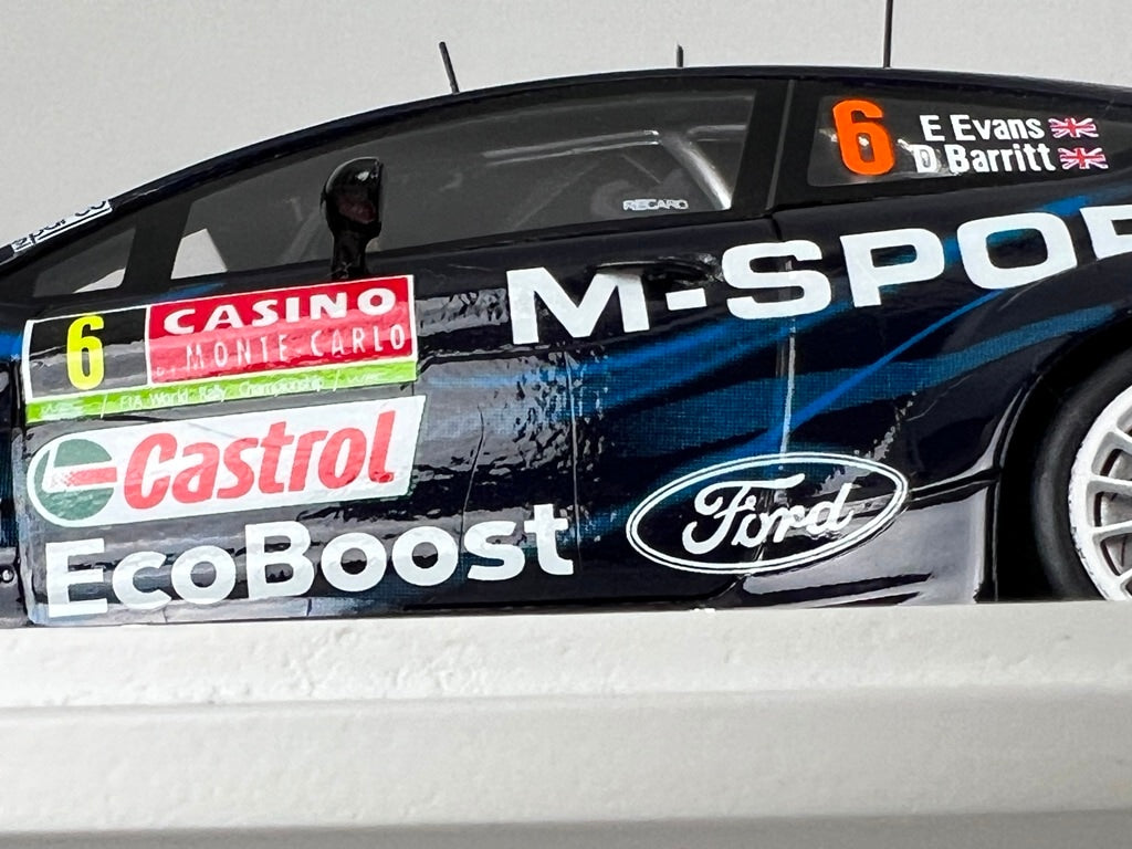 1:43 SPARK S3791 Ford Fiesta RS WRC Monte Carlo 2014 #6 model car