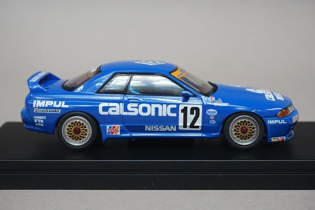 1:43 HPI 8023 Nissan CALSONIC Skyline JTC 1990 #12 Debut Victory