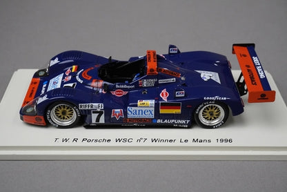 1:43 SPARK 43LM96 T.W.R Porsche WSC Le Mans 24h 1996 #7 model car
