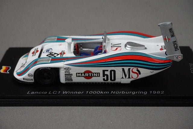 1:43 SPARK SG516 Lancia LC1 1000km Nurburgring Winner 1982 #50 MARTINI