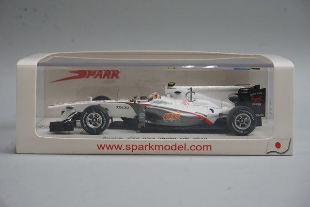 1:43 Spark SJ001 Sauber C29 Japanese GP 2010 #23 Kobayashi Kamui