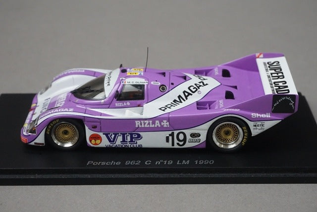 1:43 SPARK KBS017 Porsche 962C LM Le Mans 1990 #19 model car
