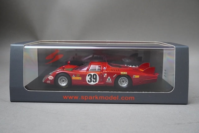 1:43 SPARK S4366 Alfa Romeo 33/2 Le Mans 1968 #39 model car