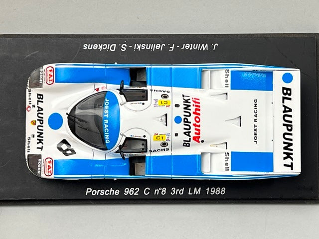 1:43 SPARK S0938 Porsche 962 C Le Mans 1988 #8