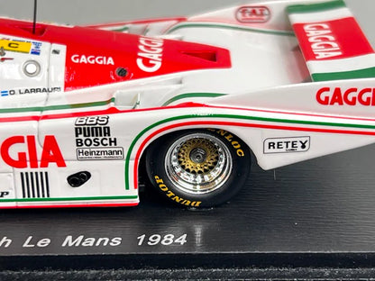 1:43 Spark S4436 Porsche 956 Le Mans 7th 1984 #20 M. Sigara / O. Larrauri / J. Gouillet