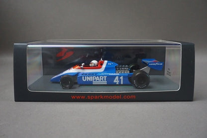 1:43 SPARK S5307 Ensign N180 Dutch GP 1980 #41 G.Reese model car