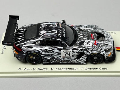 1:43 SPARK SB268 Mercedes AMG GT3 Ram Racing 2nd Pro-Am Cup class SPA 24h 2019 #74