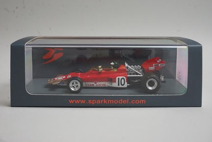 1:43 SPARK S4280 Lotus 72C Dutch GP Winner J.Rindt 1970 #10