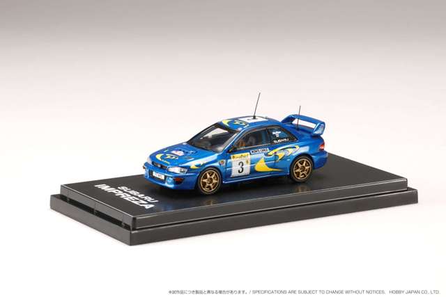 HJR642041A Hobby JAPAN 1:64 Subaru Impreza WRC 1997 #3 Monte Carlo