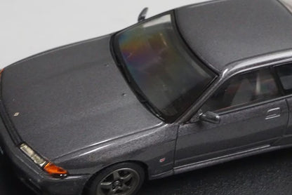 1:43 HPI 8157 Nissan Skyline GT-R (R32) Gun Gray Metallic model car