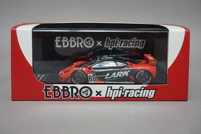 1:43 HPI 8537 EBBRO McLaren F1 GTR JGTC 1996 #60 LARK model car