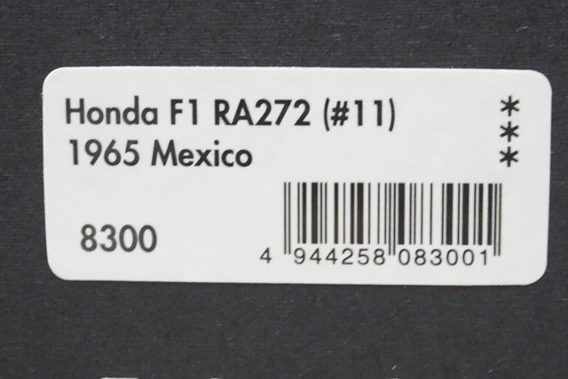 1:43 HPI 8300 Honda F1 RA272 1965 Mexico #11 Richie Ginther