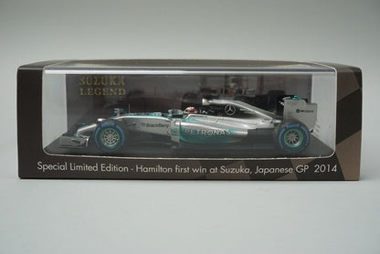 1:43 SPARK SCS145 Mercedes Benz F1 W05 Suzuka 2014 Japan GP Winner #44 L.Hamilton