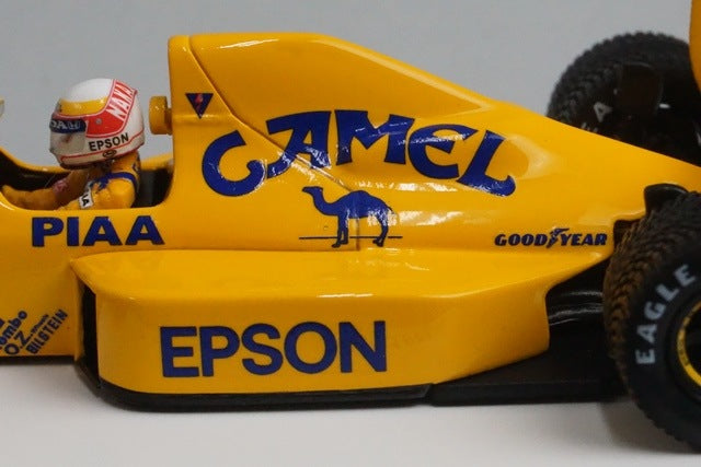 1:43 SPARK ROMU013 Lotus 101 Judd Australia GP 4th Satoru Nakajima 1989 #12 CAMEL