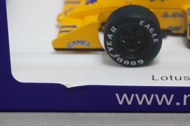 1:43 SPARK ROMU036 Lotus 99T Japan GP 1987 Satoru Nakajima #11 CAMEL