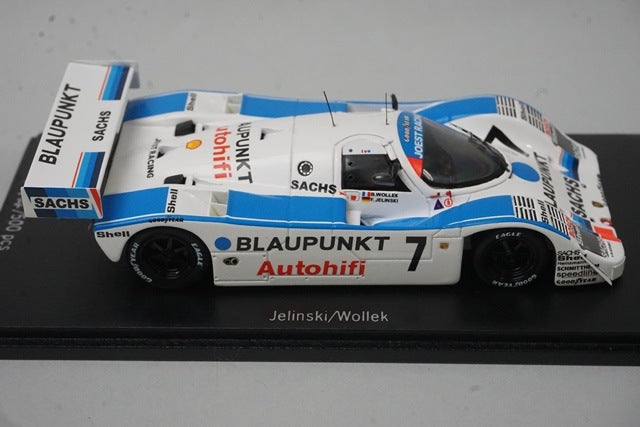 1:43 SPARK CA-WOL-10 Porsche 962 Sportwagen WM-1.Platz Dijon 1989 B.Wollek IN MEMORY OF Bob Wollek