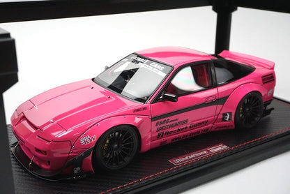 1:18 ignition model IG1108 Rocket Bunny 180SX Purple