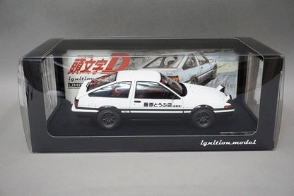 1:18 ignition model IG2871 Initial D Toyota Sprinter Trueno 3door GT Apex AE86 White Black