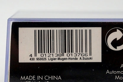 1:43 MINICHAMPS 430950025 Ligier Honda JS41 MUGEN #25 Aguri Suzuki