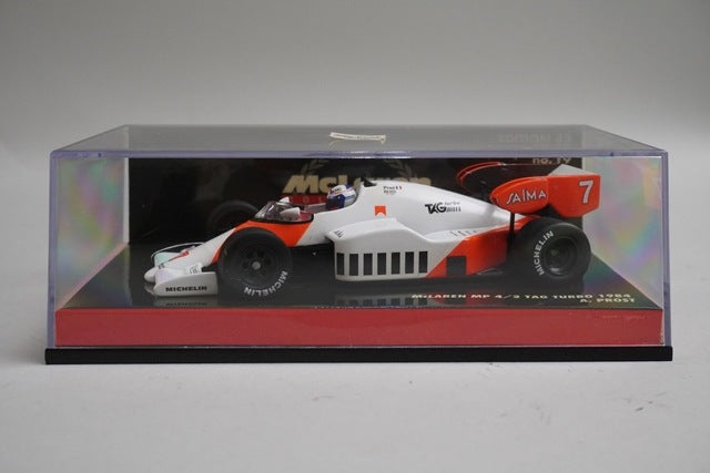 1:43 MINICHAMPS 530844307 McLaren MP4/2 TAG Turbo 1984 A.Prost #7