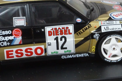 1:43 HPI 8062 Lancia Delta HF Integrale ESSO 1993 San Remo #12 Black x Gold