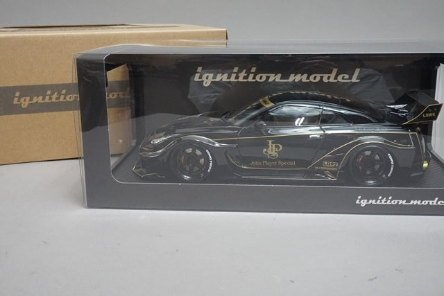 1:18 ignition model IG2359 Nissan LB Silhouette WORKS GT Nissan 35GT-RR Black