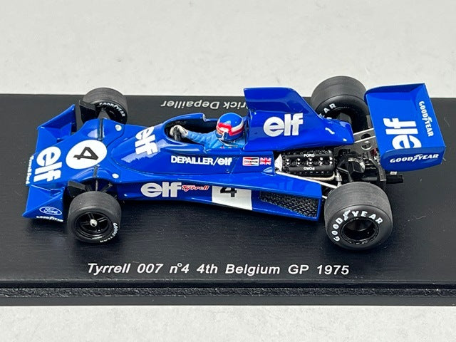 1:43 SPARK S1646 Tyrrell 007 Belgian GP 4th P.Dupayer 1975 #4