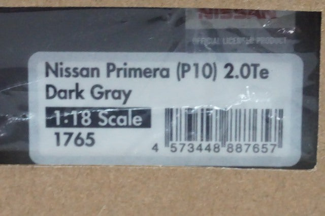 1:18 ignition model IG1765 Nissan Primera P10 2.0Te Dark Gray model car