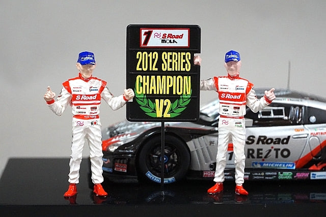 1:43 EBBRO 44898 S Road REITO MOLA GT-R Super GT500 Champion 2012 #1