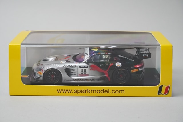 1:43 Spark SB500 Mercedes-AMG GT3 AKKODIS ASP Spa 24H 2022 #88 model car
