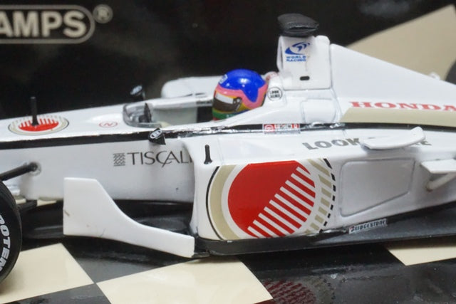 1:43 MINICHAMPS 400010010 BAR Honda 03 J.Villeneuve #10 model car