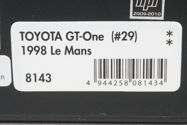 1:43 HPI 8143 Toyota GT-One Le Mans 1998 #29