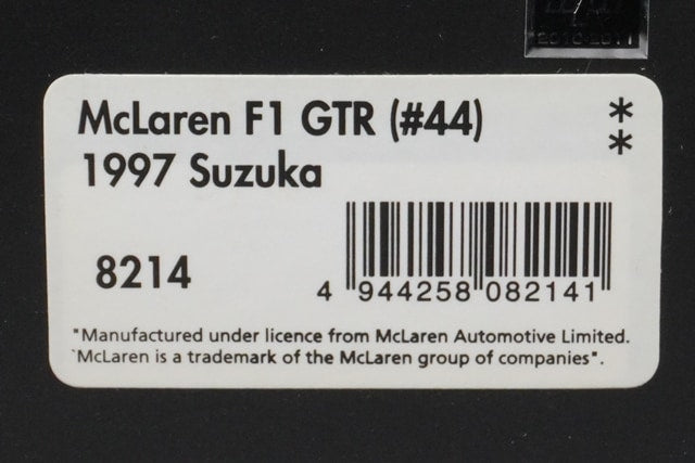 1:43 HPI 8214 McLaren F1 GTR Suzuka 1997 #44 model car