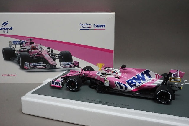 1:18 SPARK 18S564 BWT Racing Point RP20 #11 Sakhir Win 2020