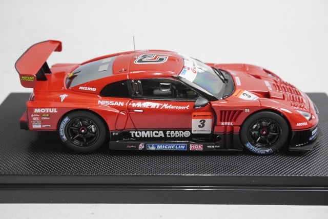 1:43 EBBRO 22314 Nissan Hasemi Tomica Ebro GT-R Rd.1 2009 #3 model car