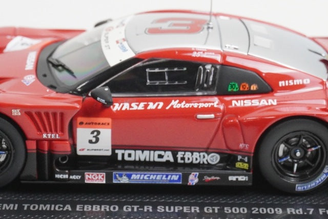 1:43 EBBRO 44235 Hasemi Tomica GT-R Super GT 500 2009 Rd.7 Fuji #3 model car