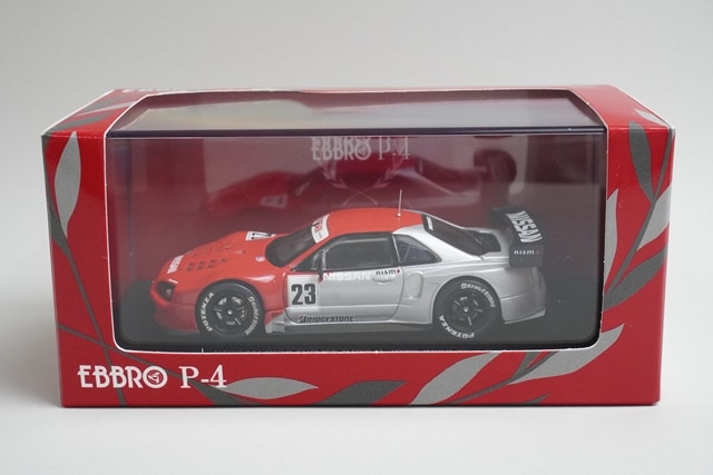 1:43 EBBRO P415 Nissan Skyline GT-R (R34) JGTC 2003 Test Car #23 model car