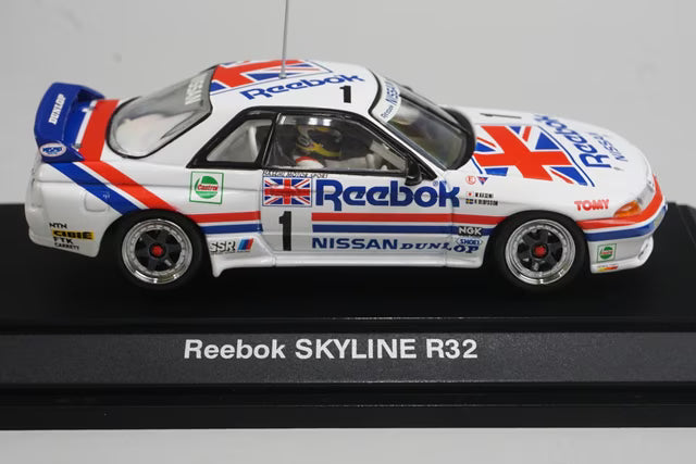 1:43 Tomica 20405 Ebro Custom Nissan Reebok Skyline R32 #1