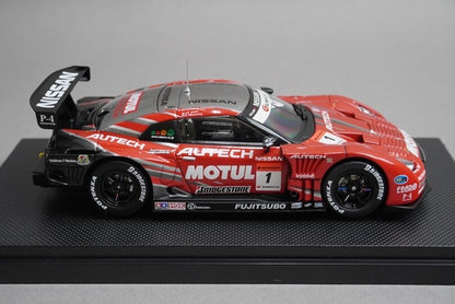 1:43 EBBRO P411 Motul Autech GT-R SGT Super GT500 Rd.7 Fuji 2009 #1 Red / Silver