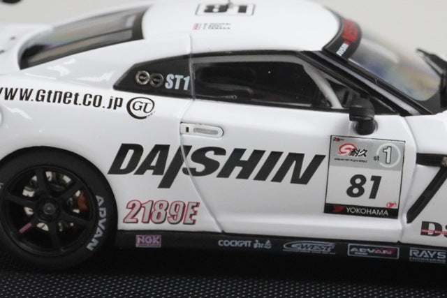 1:43 EBBRO 44429 DAISHIN R35 GT-R Super Taikyu 2010 #81 model car