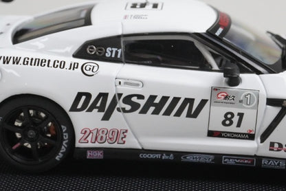 1:43 EBBRO 44429 DAISHIN R35 GT-R Super Taikyu 2010 #81 model car