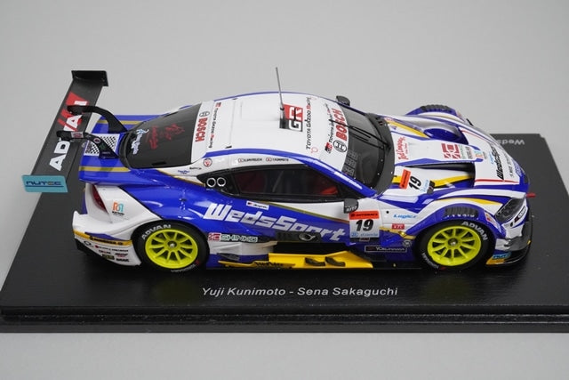 1:43 SPARK SGT057 Weds Sports ADVAN GR Supra GT500 Super GT 2023 #19 model car