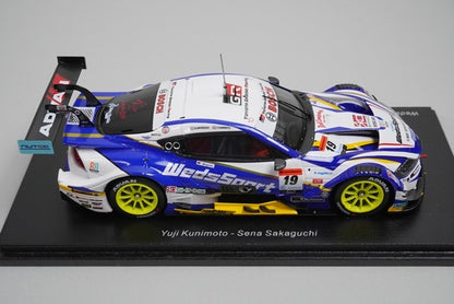 1:43 SPARK SGT057 Weds Sports ADVAN GR Supra GT500 Super GT 2023 #19 model car